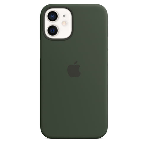 Apple-Custodia-MagSafe-in-silicone-per-iPhone-12-mini---Verde-cipresso--Apple---Back-cover-for-mobile-phone---with-MagSa