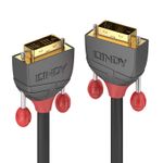 Lindy 36243 cavo DVI 25 m DVI-D Nero