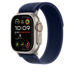 Apple-MXTW3ZM-A-accessorio-indossabile-intelligente-Band-Blu-Nylon-Poliestere-Spandex-Titanio--Apple-Watch-49-Blue-N-Ti-