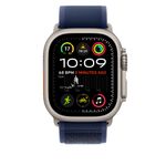 Apple-MXTW3ZM-A-accessorio-indossabile-intelligente-Band-Blu-Nylon-Poliestere-Spandex-Titanio--Apple-Watch-49-Blue-N-Ti-