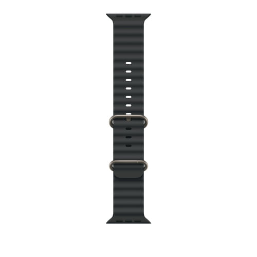 49mm-Black-Ocean-Band---Natural-Titanium-Finish