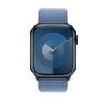 Apple-MT5H3ZM-A-accessorio-indossabile-intelligente-Band-Blu-Nylon-Poliestere-riciclato-Spandex---APPLE-WATCH-45-WINTER-