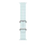 Apple Cinturino Ocean blu ghiaccio (49 mm) - Titanio naturale