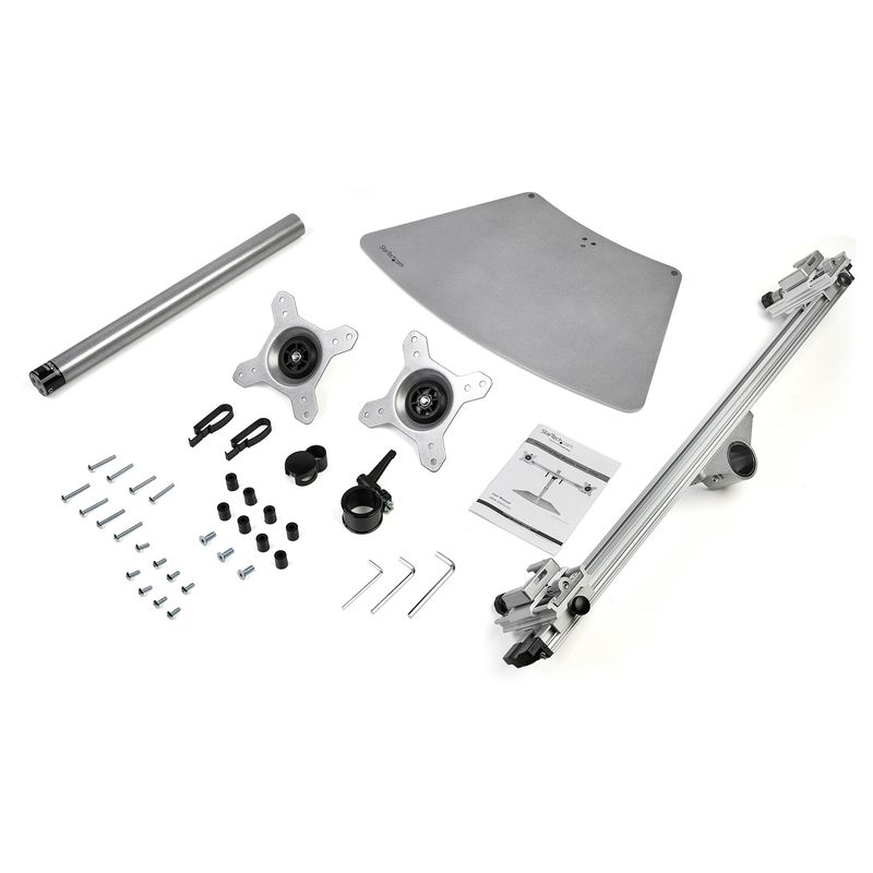 StarTech.com-Supporto-per-due-monitor---Orizzontale---Argento