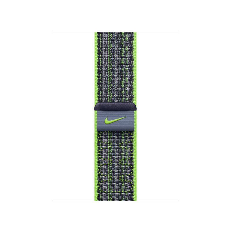 Apple-MTL03ZM-A-accessorio-indossabile-intelligente-Band-Multicolore-Nylon--APPLE-WATCH-41-BRIGHT-GREEN-BLUE-NSL-