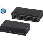 shiverpeaks ®-PROFESSIONAL--HDMI Switch, 3x IN 1x OUT, 4K2K, 3D, Metallgehäuse, VER1.4 (SP05-02003)