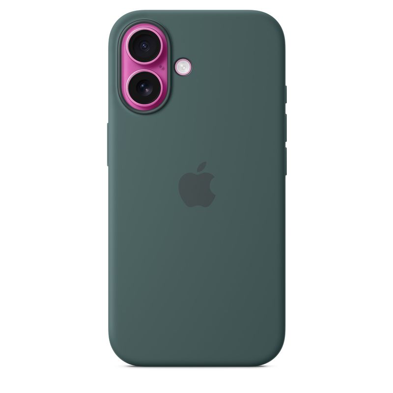 iPhone-16-Silicone-Case-with-MagSafe---Lake-Green