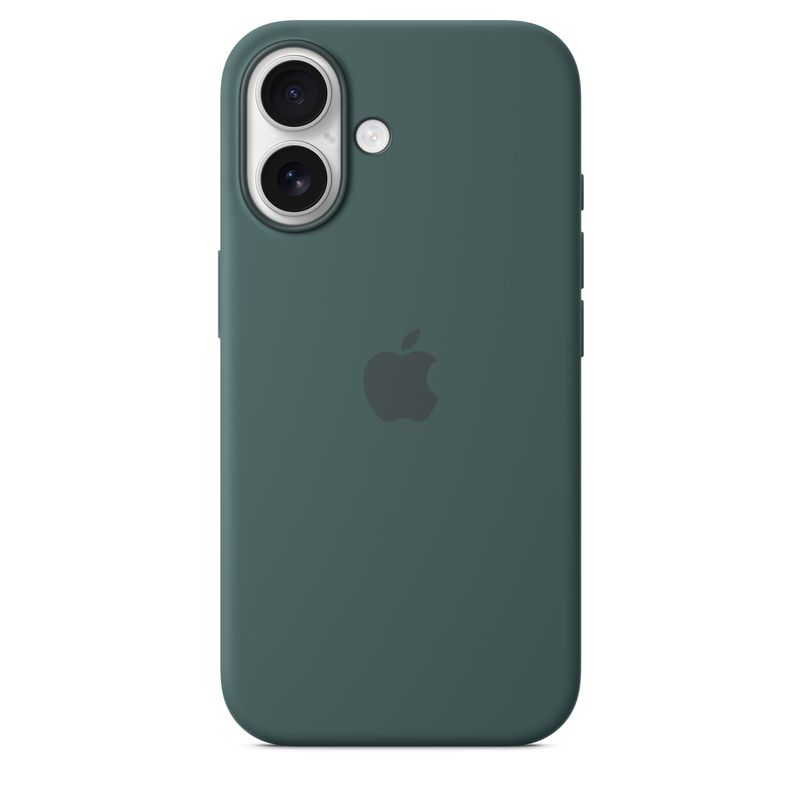 iPhone-16-Silicone-Case-with-MagSafe---Lake-Green