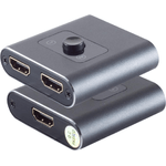 shiverpeaks -PROFESSIONAL--Switch HDMI 2x1 bidirezionale metallo 4K2K (SP05-02010)