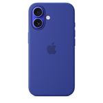 Apple Custodia MagSafe in silicone per iPhone 16 - Blu oltremare (IPHONE16 SILICONE CASE WITH - MAGSAFE ULTRAMARINE)