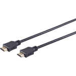 Helos - HDMI-Kabel - HDMI männlich bis HDMI männlich - 15 m - Schwarz - unterstützt 4K 60 Hz (3840 x 2160) (77478-15-E)