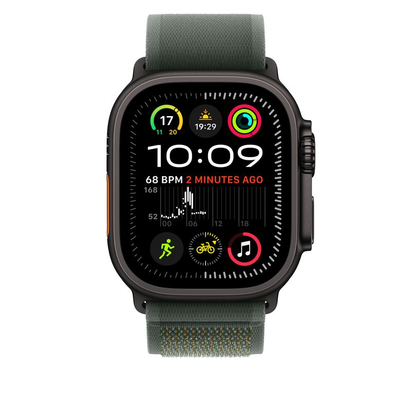 49mm-Green-Trail-Loop---S-M---Black-Titanium-Finish