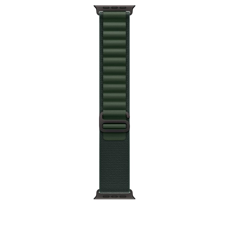 49mm-Dark-Green-Alpine-Loop---Medium---Black-Titanium-Finish