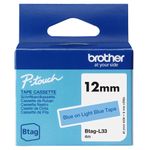 Brother BTAG-L33 nastro per etichettatrice Blue on light blue