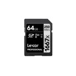 Lexar SDXC - Scheda di memoria da 64 GB Classe 10 UHS-II (LSD64GCB1667)