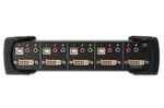 Switch-USB-DVI-KVM-Assmann-Digitus.-1-utente.-4-PC--USB--con-hub-USB-2.0-integrato-e-supporto-audio.-inclusi-2-set-di-ca