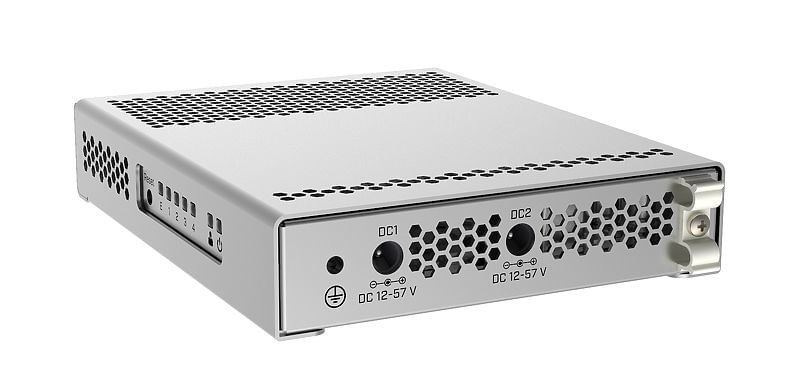 Switch-di-rete-Mikrotik-CRS305-1G-4SIN-Gigabit-Ethernet-gestito--10-100-1000--Power-over-Ethernet--PoE--Bianco--CRS305-1