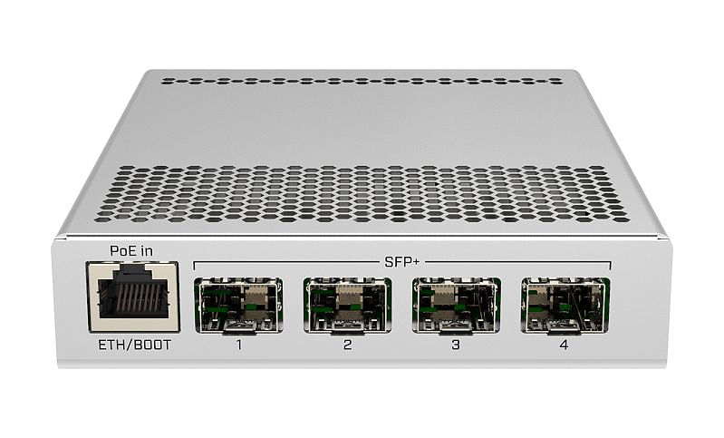 Switch-di-rete-Mikrotik-CRS305-1G-4SIN-Gigabit-Ethernet-gestito--10-100-1000--Power-over-Ethernet--PoE--Bianco--CRS305-1