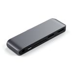 Satechi ST-MPHSDM laptop-dockingstation & portreplikator Kabelgebunden USB 3.2 Gen 2 (3.1 Gen 2) Type-C Schwarz (ST-MPHS