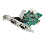 StarTech.com Scheda Seriale PCI Express con 2 Porte - Controller PCIe RS232 - 16950 UART
