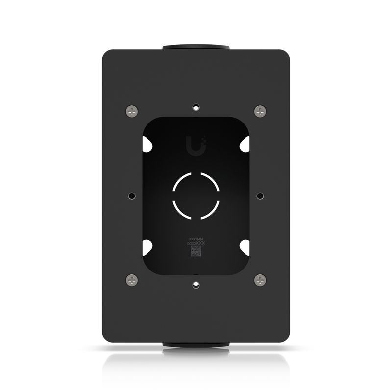 Junction-box-for-UniFi-Access---Readers-and-Intercom-Viewers---that-support-flat-surface-mounting-and-attachment-to-3-4-