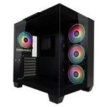 Case-MidiTower-ATX-809B-nero-USB3.2-Audio-senza-alimentatore-Dark-StormX