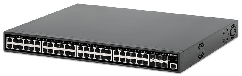 Switch-PoE--completamente-gestito-INTELLINET-L2--a-54-porte-con-48-porte-Gigabit-e-6-uplink-SFP--Conforme-IEEE-802.3at-a