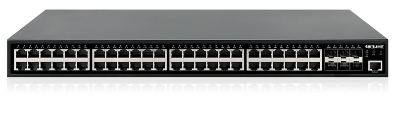 Switch-PoE--completamente-gestito-INTELLINET-L2--a-54-porte-con-48-porte-Gigabit-e-6-uplink-SFP--Conforme-IEEE-802.3at-a