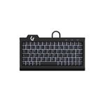 KEYSONIC Tastiera Super-Mini QWERTZ ABS adattatore USB/PS/2 nera