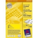 Avery - Aktenetiketten (File Folder Labels) - Gelb - 105 x 37 mm - 1600 Etikett(en) (100 Bogen x 16) (3455)