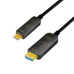 Cavo-USB-C-HDMI-4K-60Hz-LogiLink-20m-nero