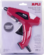 Pistola-per-colla-a-caldo-Apli-da-40-W-per-barre-Ø11-mm---Include-2-barre-di-colla-Ø11-mm-x-10-cm---Colore-rosso