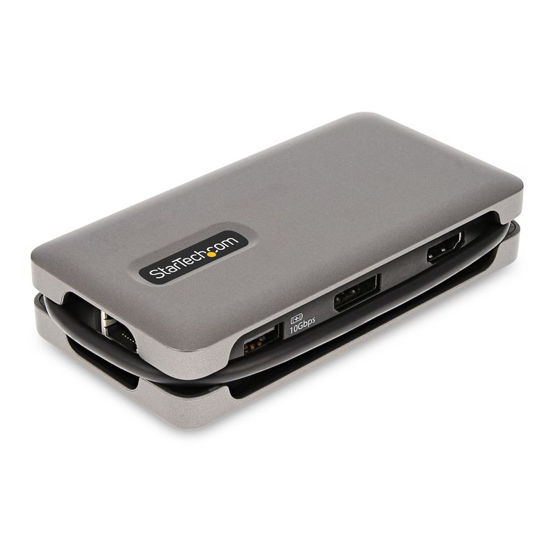 StarTech.com-Adattatore-Multiporta-USB-C---Docking-Station-USB-Type-C-con-HDMI-DP-4K60Hz---Hub-USB-a-3-porte--1x-ricarica----PD-100W---GbE---Mini-Dock-USB-C-HDMI-DP---Cavo-da-30cm--DKT31CDHPD3-