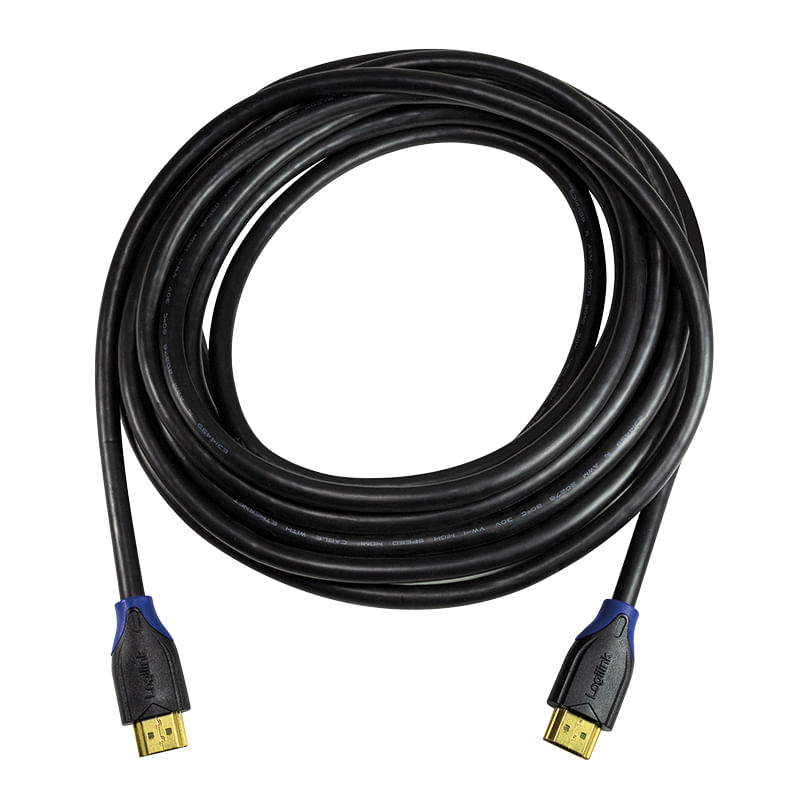 Cavo-HDMI-HDMI-S-S-100-m-LogiLink-High-Speed-placcato-oro-sfuso