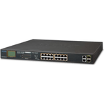 PLANET FGSW-1822VHP switch di rete Non gestito Fast Ethernet (10/100) Supporto Power over Ethernet (PoE) 1U Blu