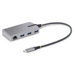 StarTech.com Hub USB C con Ethernet a 3 porte USB-A, Gigabit Ethernet RJ45, USB 3.0 5Gbps