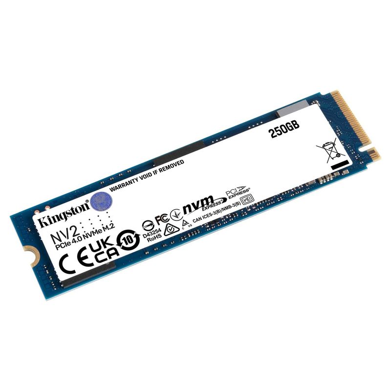 KINGSTON-SSD-250-GB-NV2-PCIE-NVMe-M2-lettura-scrittura-3000-1300