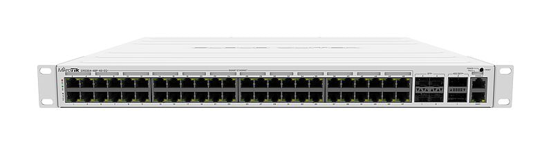 MikroTik-CRS354-48P-4S2QRM---Switch---L3---48-x-10-100-1000--PoE---4-x-10-Gigabit-SFP--2-x-40-Gigabit-QSFP---Desktop-mon