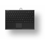 KeySonic KSK-5211ELU (DE) tastiera Casa USB QWERTZ Tedesco Nero