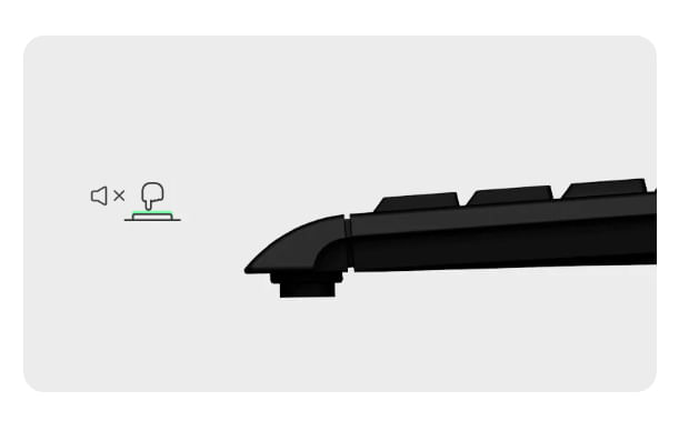 Tastiera-KEYSONIC-Mini-QWERTZ-ABS-USB-touchpad-integrato