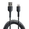 StarTech.com-Cavo-Lightning-a-USB-A-Spiralato-da-1m-Certificato-MFi-Cavetto-iPhone-di-Ricarica-in-Fibra-Aramidica-Resistente-con-Rivestimento-in-TPE-Adattatore-Lightening-USB-Nero--RUSBALT1MBC-