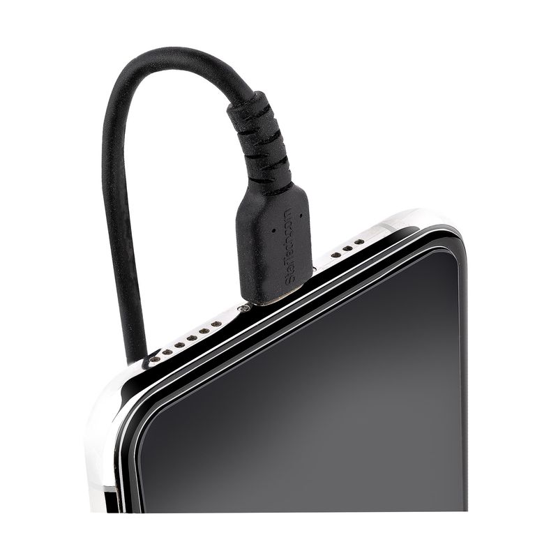 StarTech.com-Cavo-Lightning-a-USB-A-Spiralato-da-1m-Certificato-MFi-Cavetto-iPhone-di-Ricarica-in-Fibra-Aramidica-Resistente-con-Rivestimento-in-TPE-Adattatore-Lightening-USB-Nero--RUSBALT1MBC-