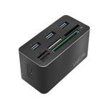 LogiLink CR0046 Notebook-Dockingstation & Portreplikator Verkabelt USB 3.2 Gen 1 (3.1 Gen 1) Type-C Schwarz (CR0046)