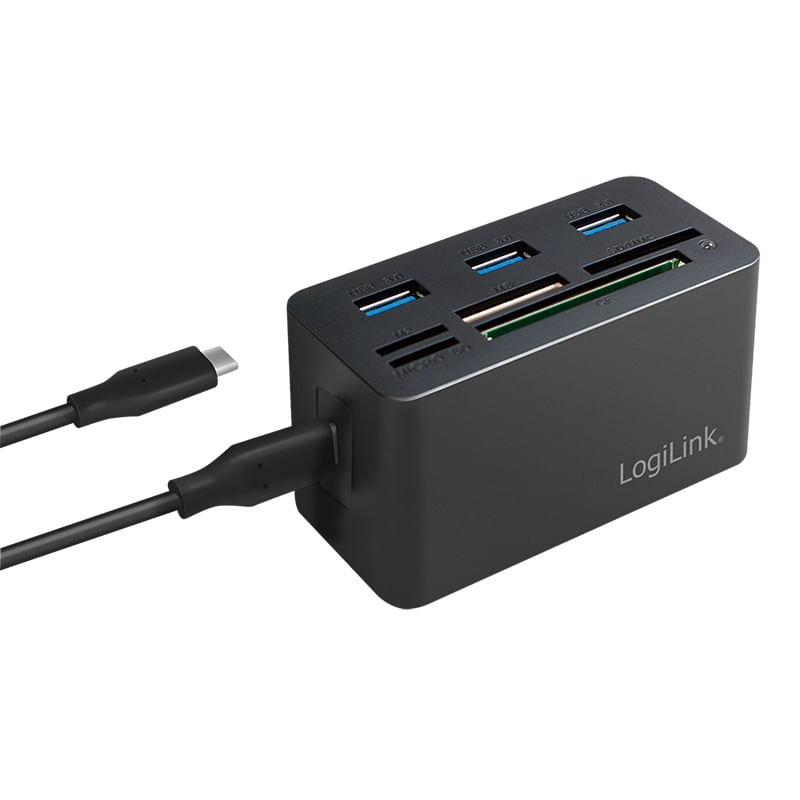 LogiLink-CR0046-Notebook-Dockingstation---Portreplikator-Verkabelt-USB-3.2-Gen-1--3.1-Gen-1--Type-C-Schwarz--CR0046-