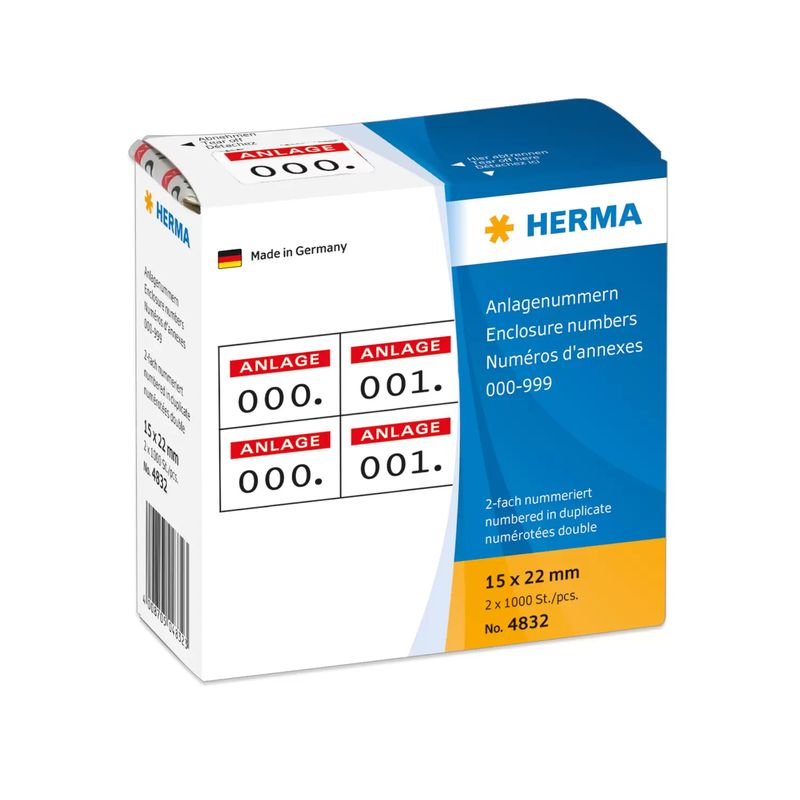 HERMA---Etichette-numeriche-autoadesive---bianco-rosso---15-x-22-mm---2000-etichetta-e---1000-fogli-x-2---4832-