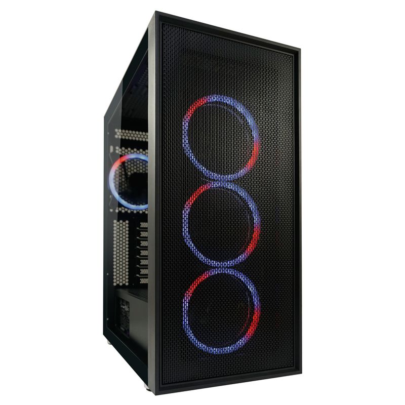 Custodia-MidiTower-ATX-802B-nero-USB3.2-Audio-senza-alimentatore-WandererX