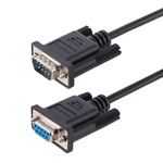 StarTech.com Cavo Seriale Null Modem RS232 da 3 m - Cavo Seriale Crossover con Schermatura in Alluminio