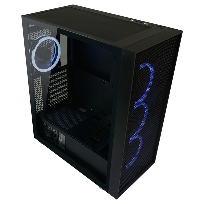 Custodia-MidiTower-ATX-802B-nero-USB3.2-Audio-senza-alimentatore-WandererX