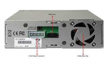 IcyDock-DataCage-Basic-MB876SK-B---3.5--SATA-Hard-Drive-Hot-Swap-EZ-Tray-Mobile-Rack-for-External-5.25--Bay