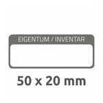 Etichette-inventario-AVERY-Zweckform-con-laminato-nero-50-x-20-mm-1-campo-di-etichettatura-bianco-con-cornice-nera---1-p